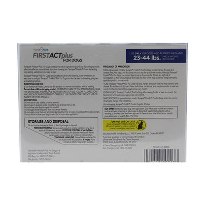 TevraPet FirstAct Plus for Dogs 23-44lbs, 3 Month Supply