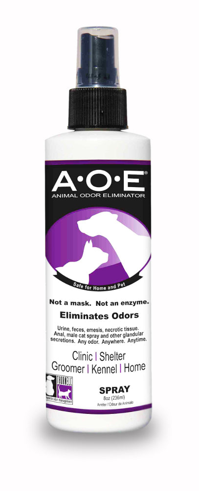 a.o.e. animal odor eliminator spray  8 fl oz