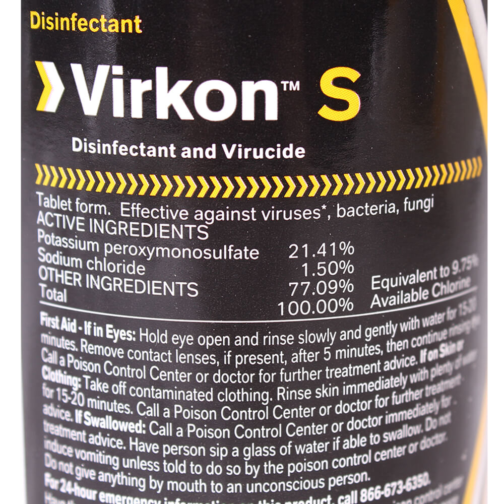 virkon s  9 oz  50 tablets