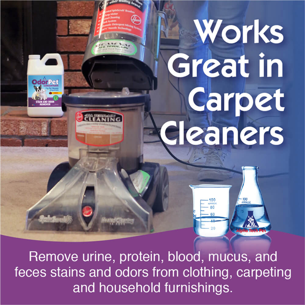 odorpet concentrate stain remover  black cherry ½ gallon