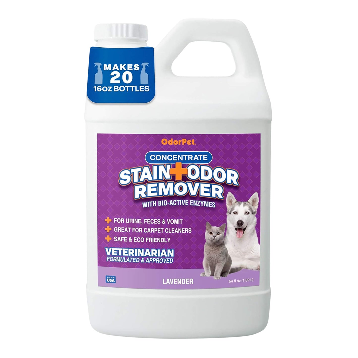 odorpet - 1/2 gal  lavender scent