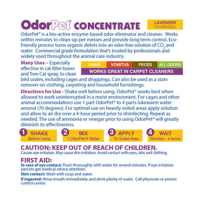 OdorPet - 1/2 gal  Lavender Scent