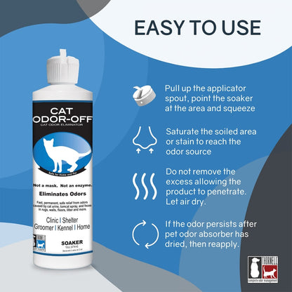 Cat Odor-Off Soaker  16 oz