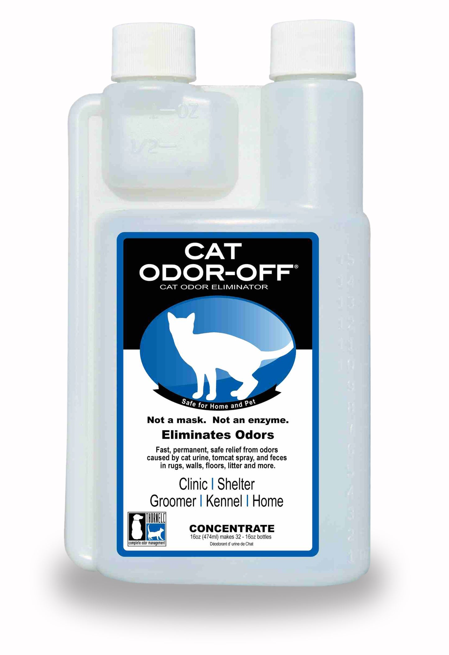 cat odor-off  concentrate  16 oz bottle