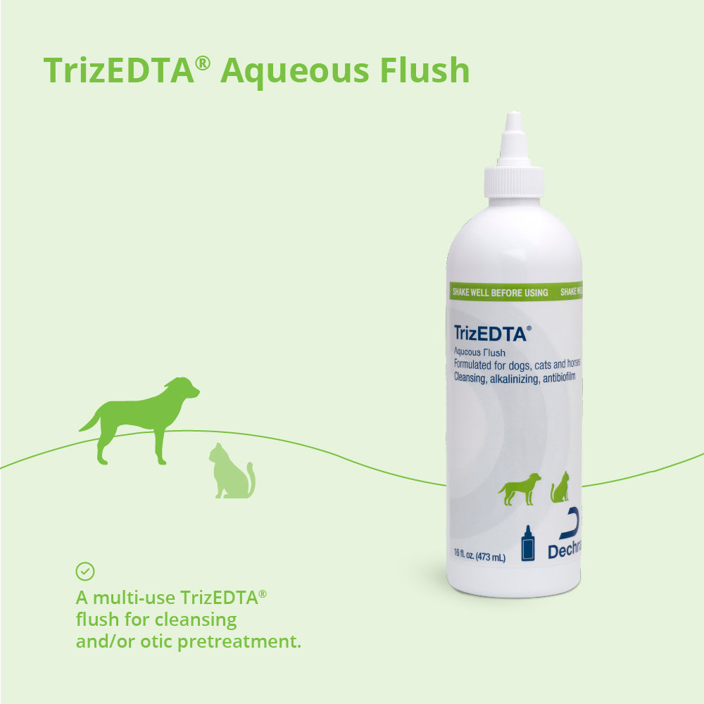 trizedta aqueous flush for dogs, cats and horses, 16 oz