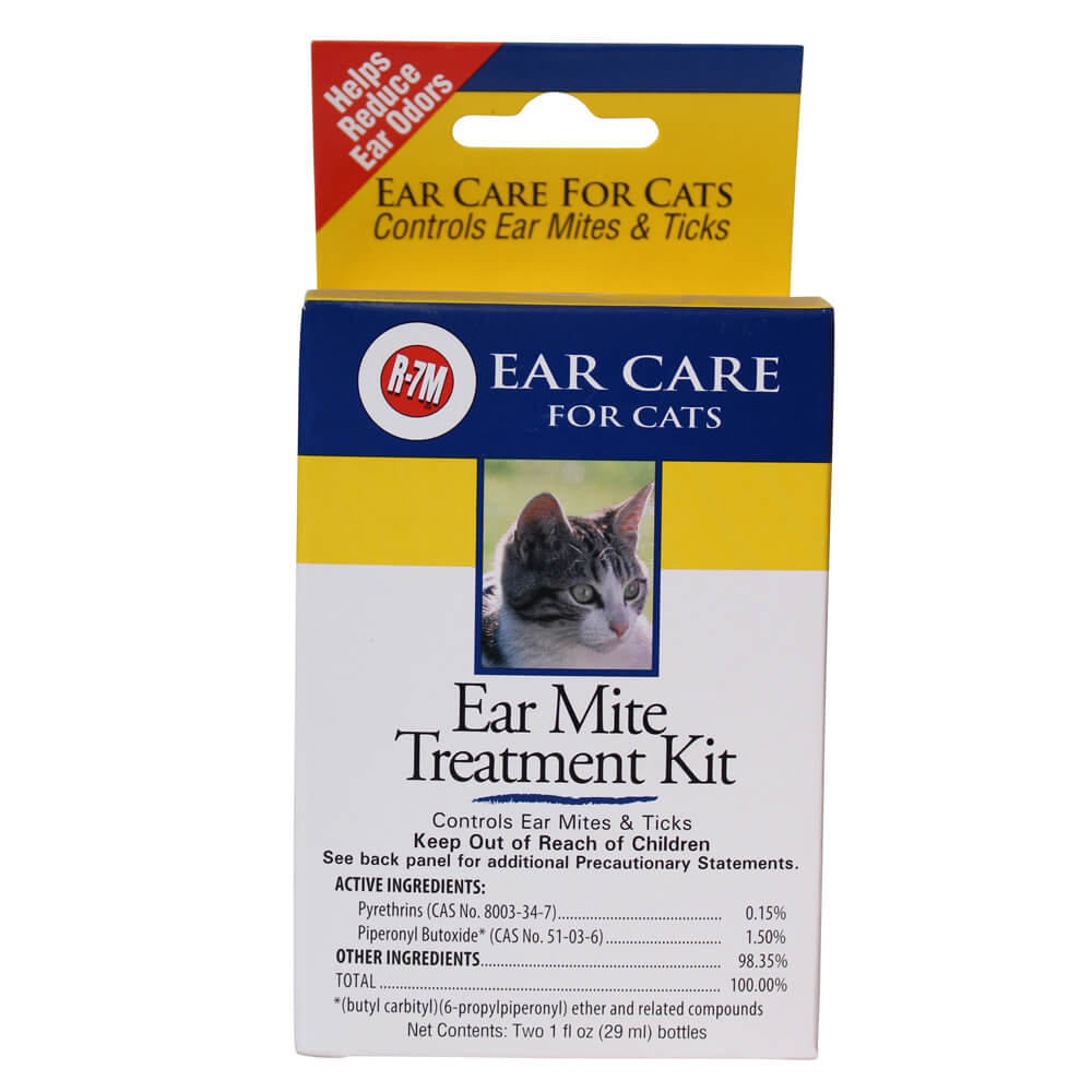 r-7m ear mite treatment kit for cats  1 oz