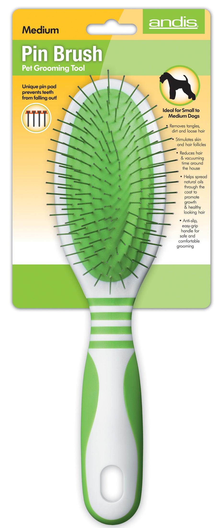 andis pin brush medium