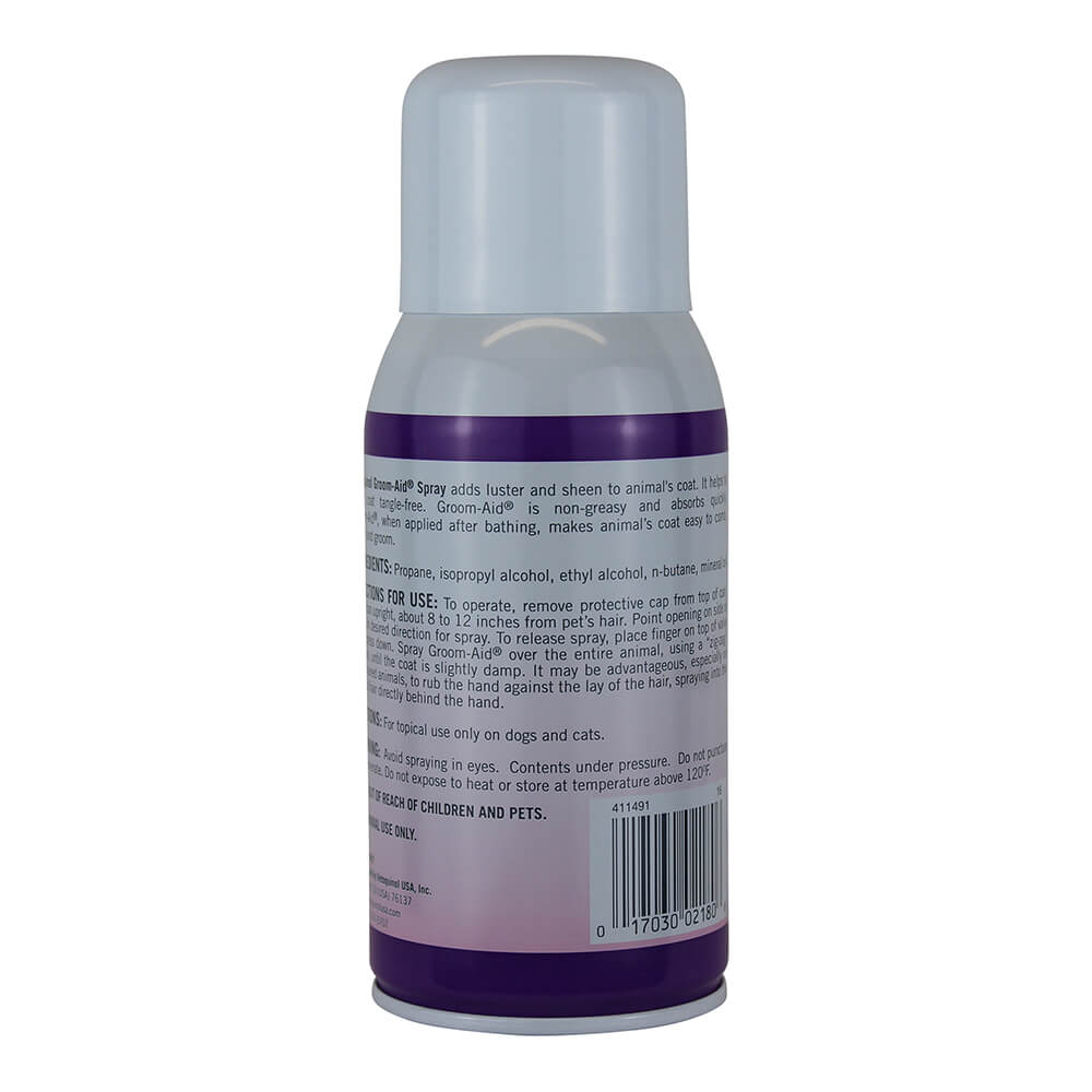 orm-d vetoquinol care  groom-aid spray  for dogs & cats  7.3 oz