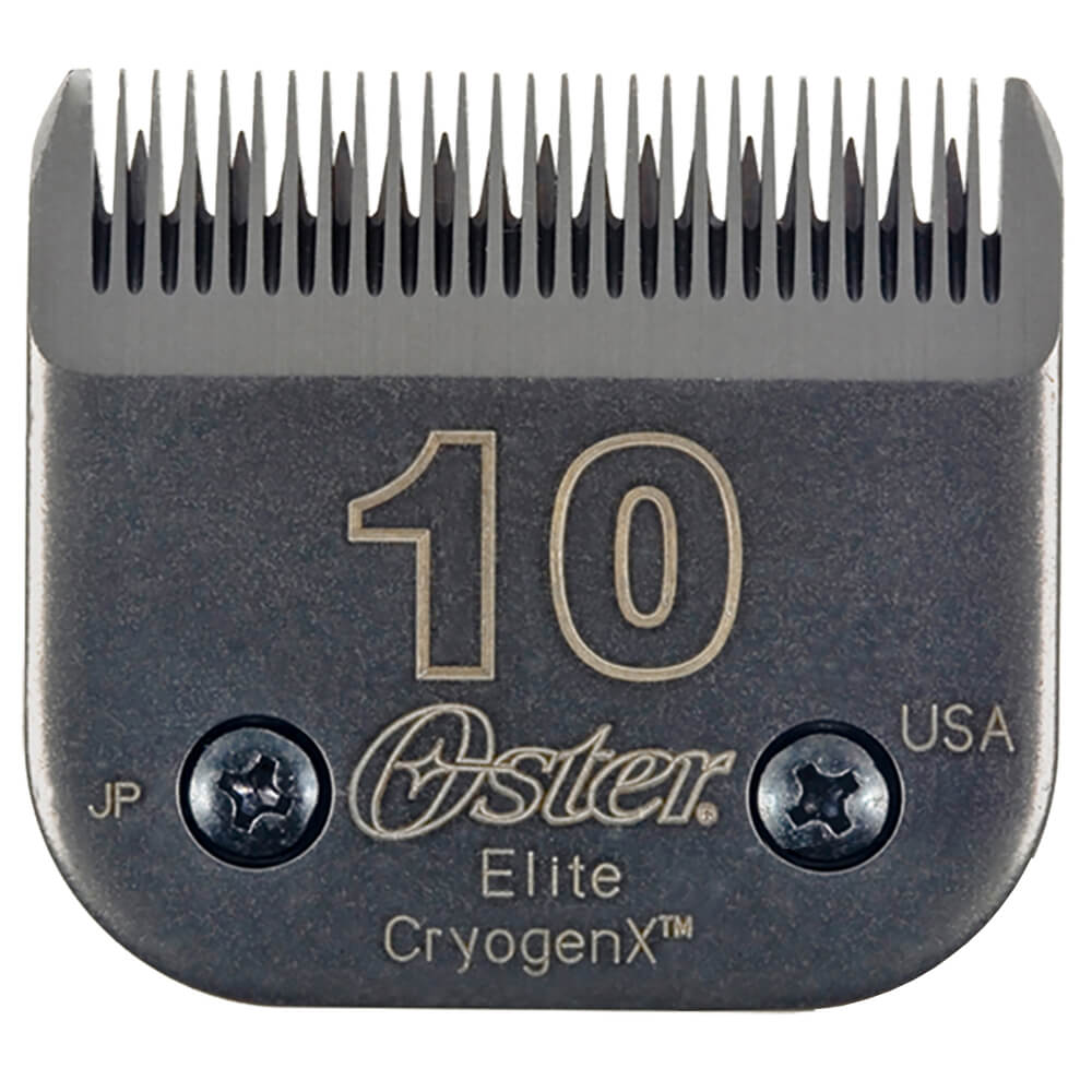 oster elite cryogenx size 10 clipper blade use with a5 and powerpro clippers