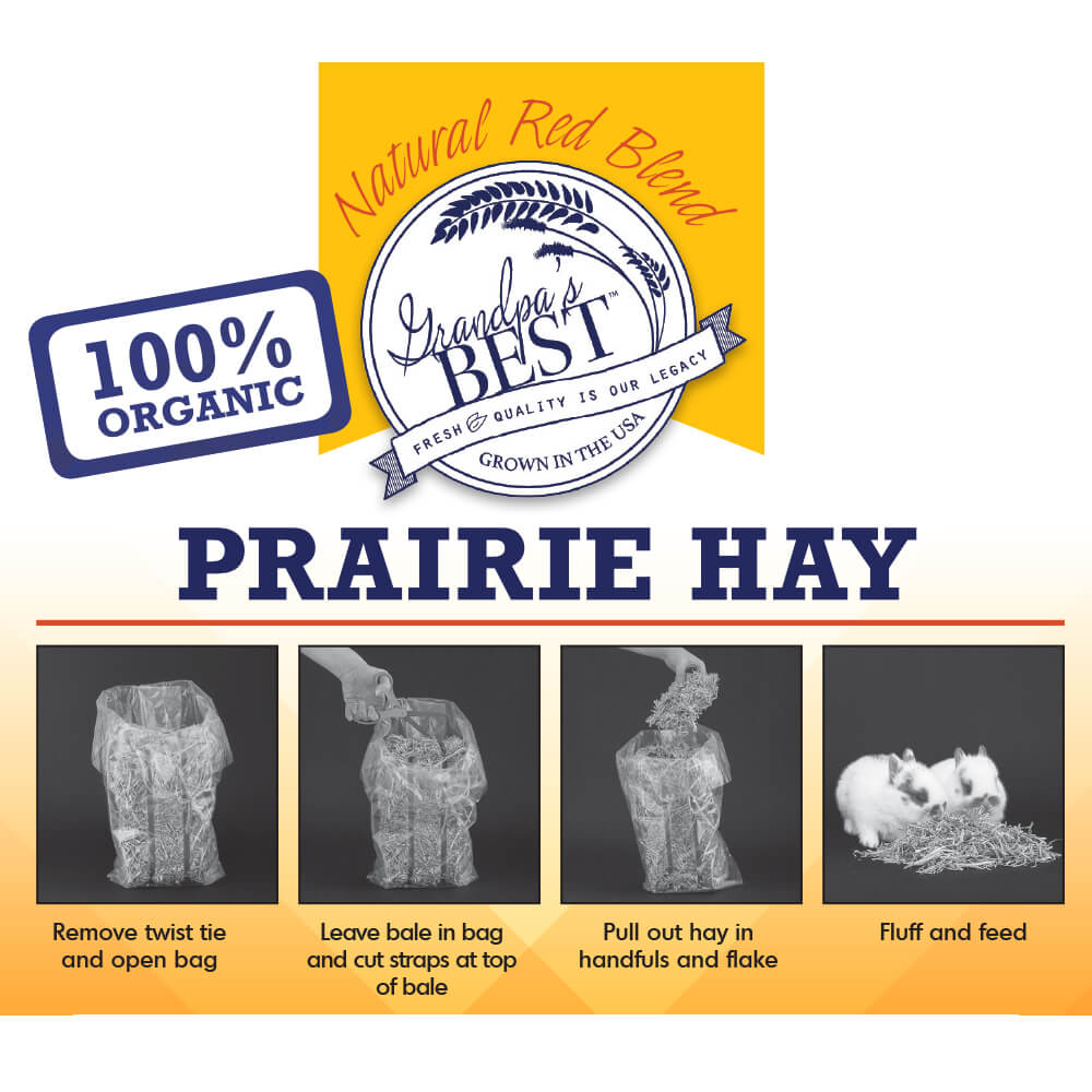grandpa's best prairie hay, 10 lbs