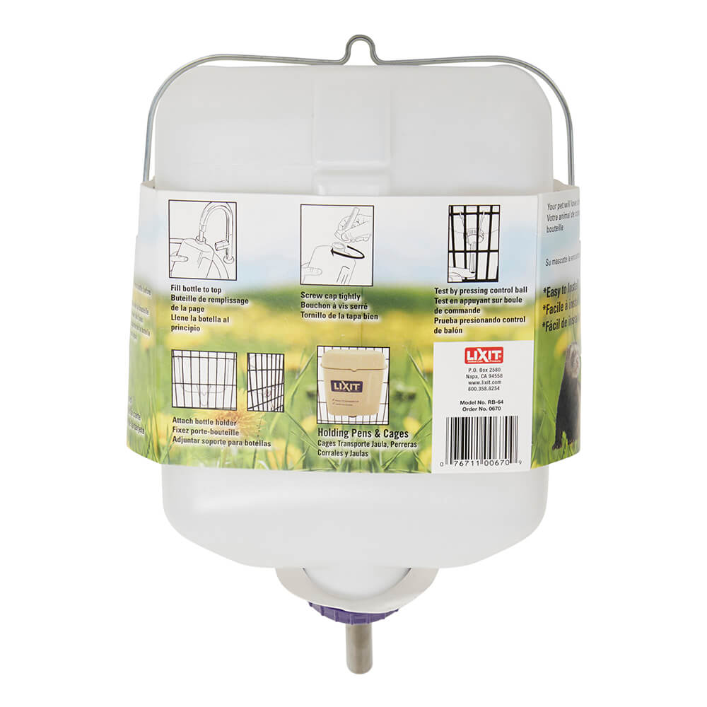 pet water bottle  64 oz