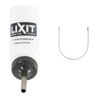 Lixit Plastic Wide Mouth Bottle, 8 oz