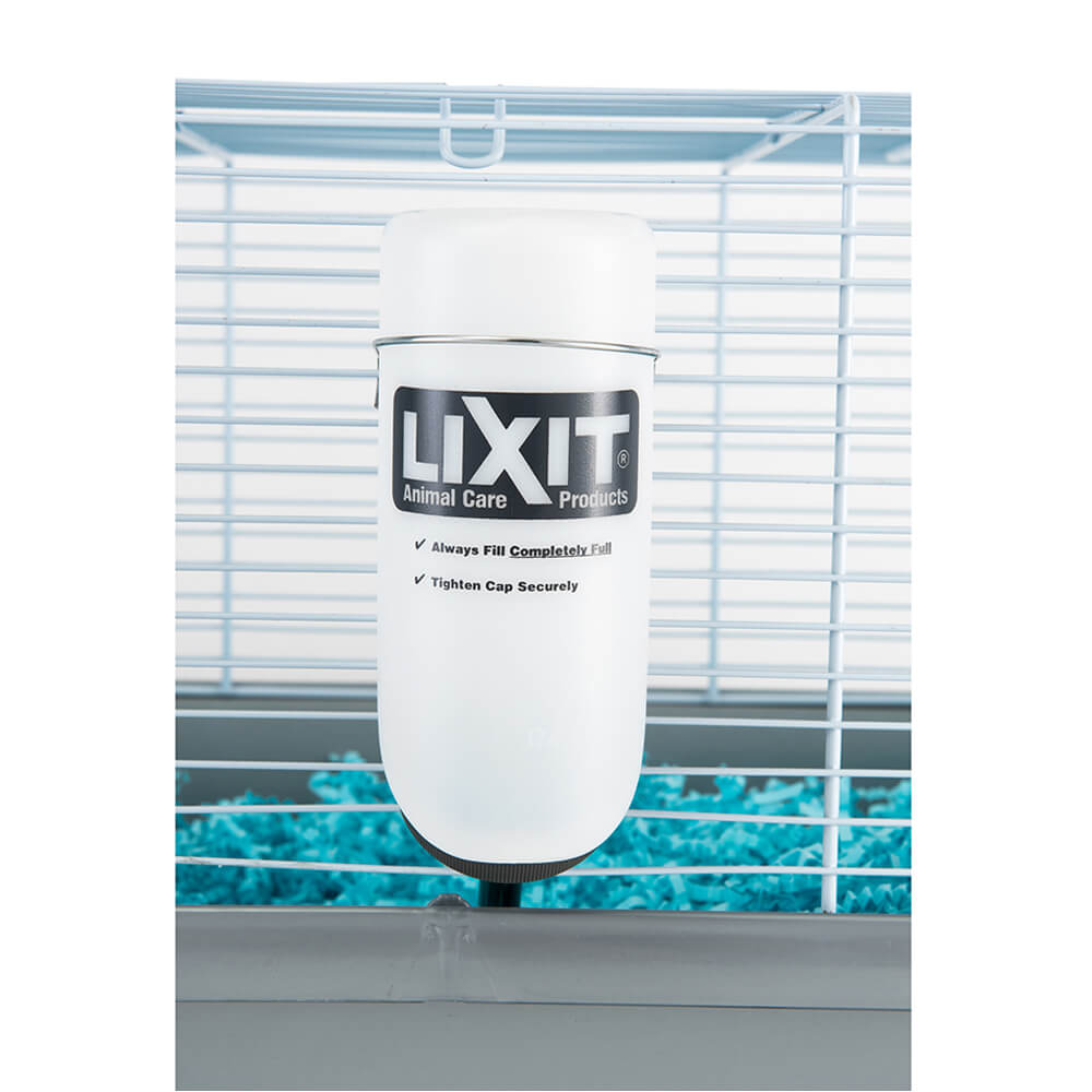 lixit plastic wide mouth bottle, 8 oz