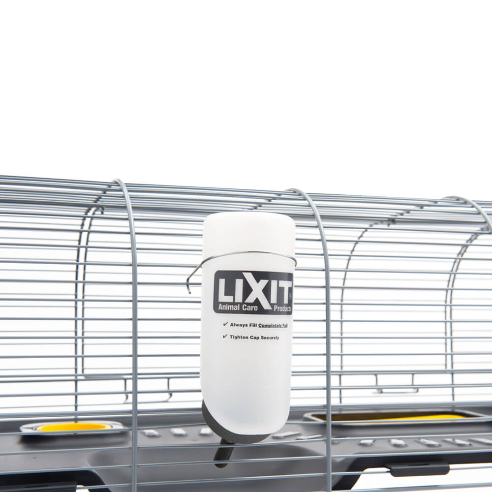 lixit plastic wide mouth bottle, 8 oz