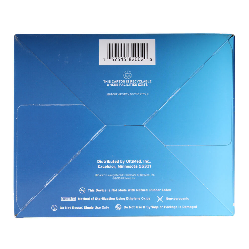 ulticare u-40 1/2cc 29x1/2 100ct (1/2 units) w/o disposal