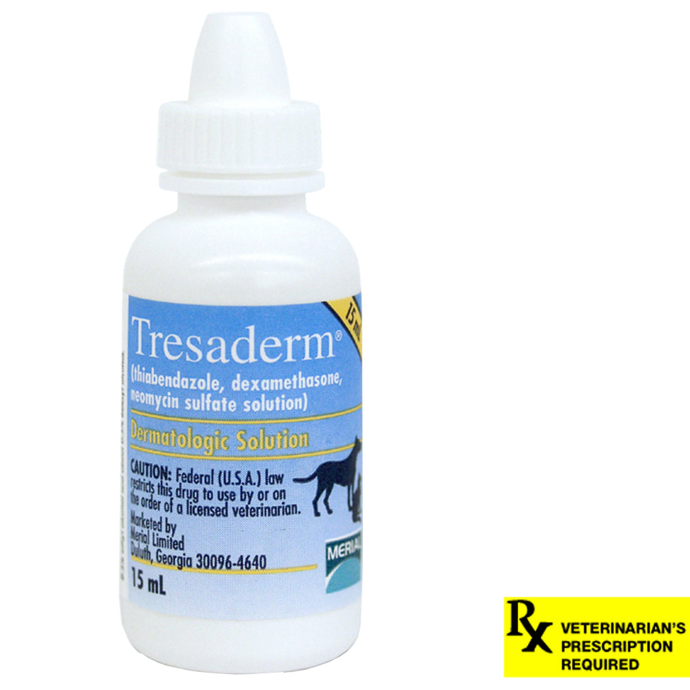 rx tresaderm solution x 15ml bottle
