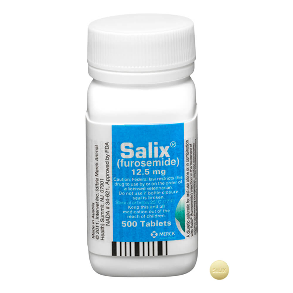 rx salix (furosemide) 12.5 mg x 500 tablets