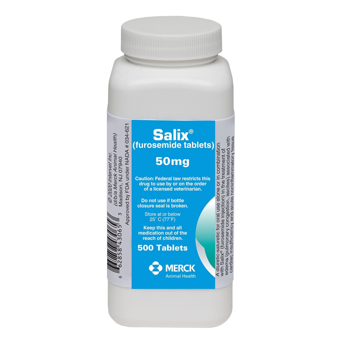 rx salix (furosemide) 12.5 mg x 500 tablets