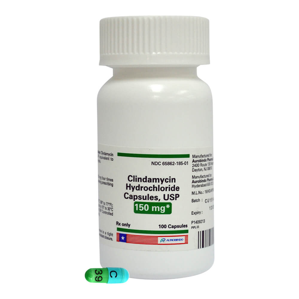 rx clindamycin 150mg x100 capsules
