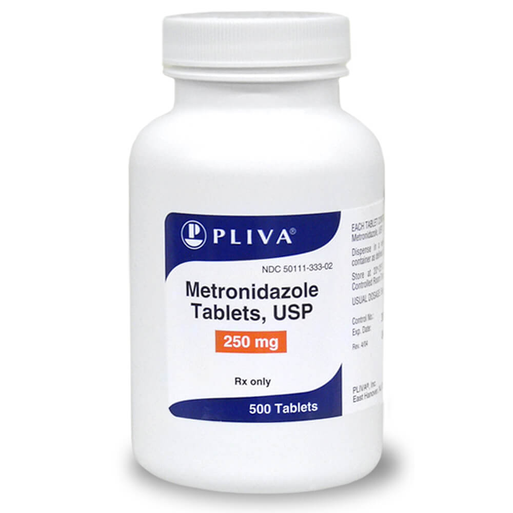 rx metronidazole 250mg x 500 tablets
