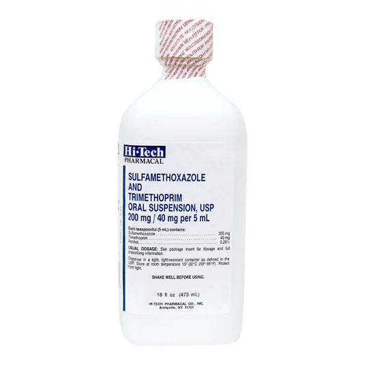 Rx SMZ/TMP 240mg/5ml x473ml suspension