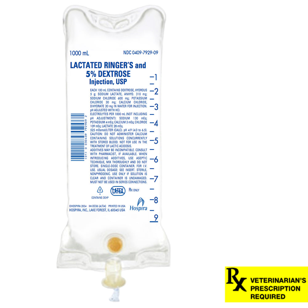 rx lactated ringer's injection 5% dextrose