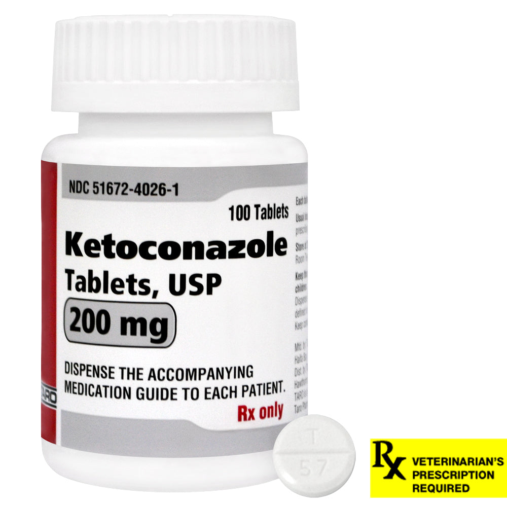 rx ketoconazole 200 mg x 100 tablets