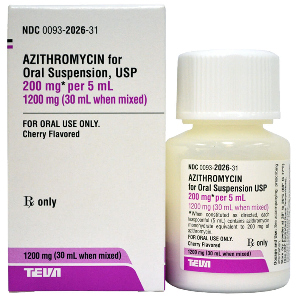 rx azithromycin/zithromax, 30 ml (200mg/5ml)