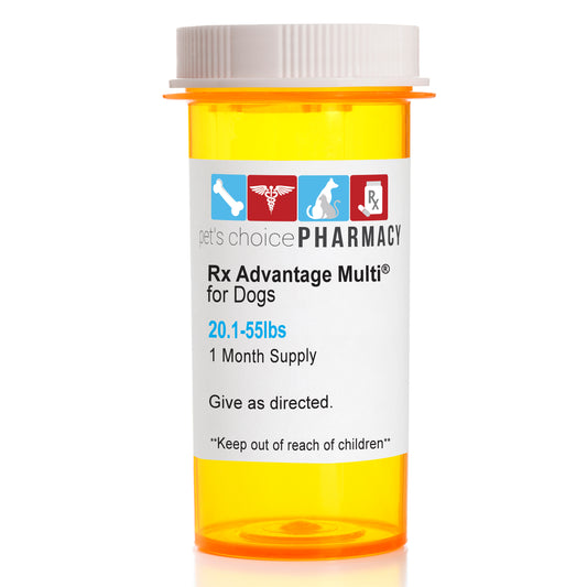 Rx Advantage Multi for Dogs 20.1-55 lbs (Red) x 1 month