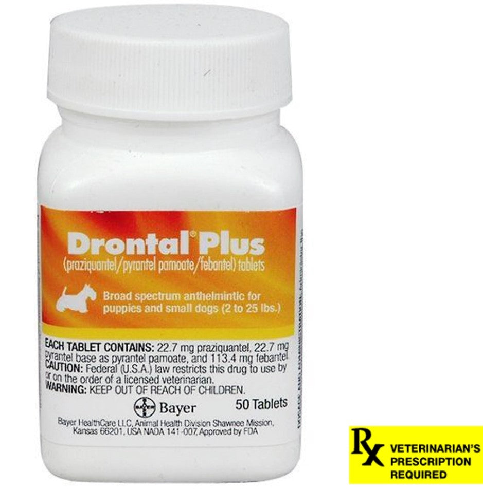rx drontal plus 22.7 mg x 50 tablets