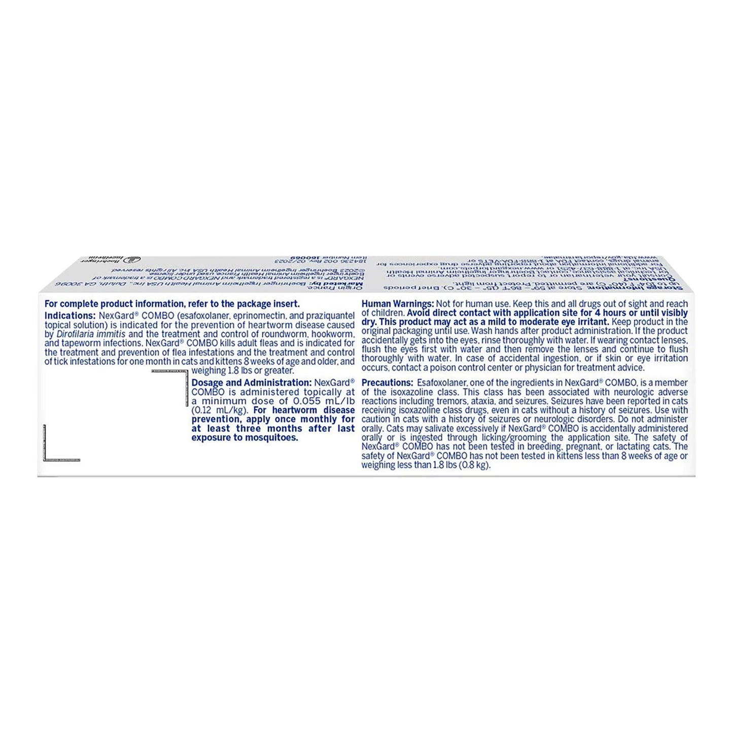 rx nexgard combo topical for cats, 5.6-16.5lbs, single