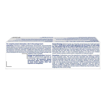 Rx Nexgard Combo Topical for Cats, 5.6-16.5lbs, Single