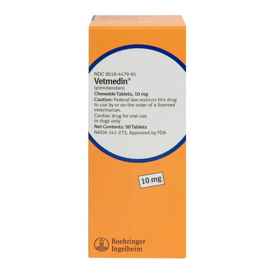 Rx Vetmedin 10mg x 50 tablets