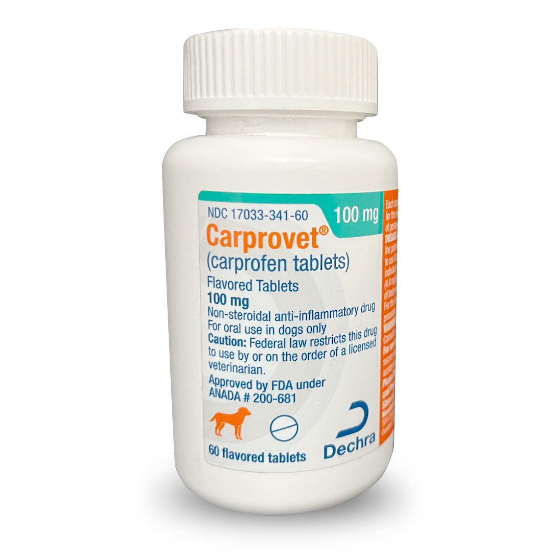 rx carprovet flavored tablets 100 mg, 60 ct