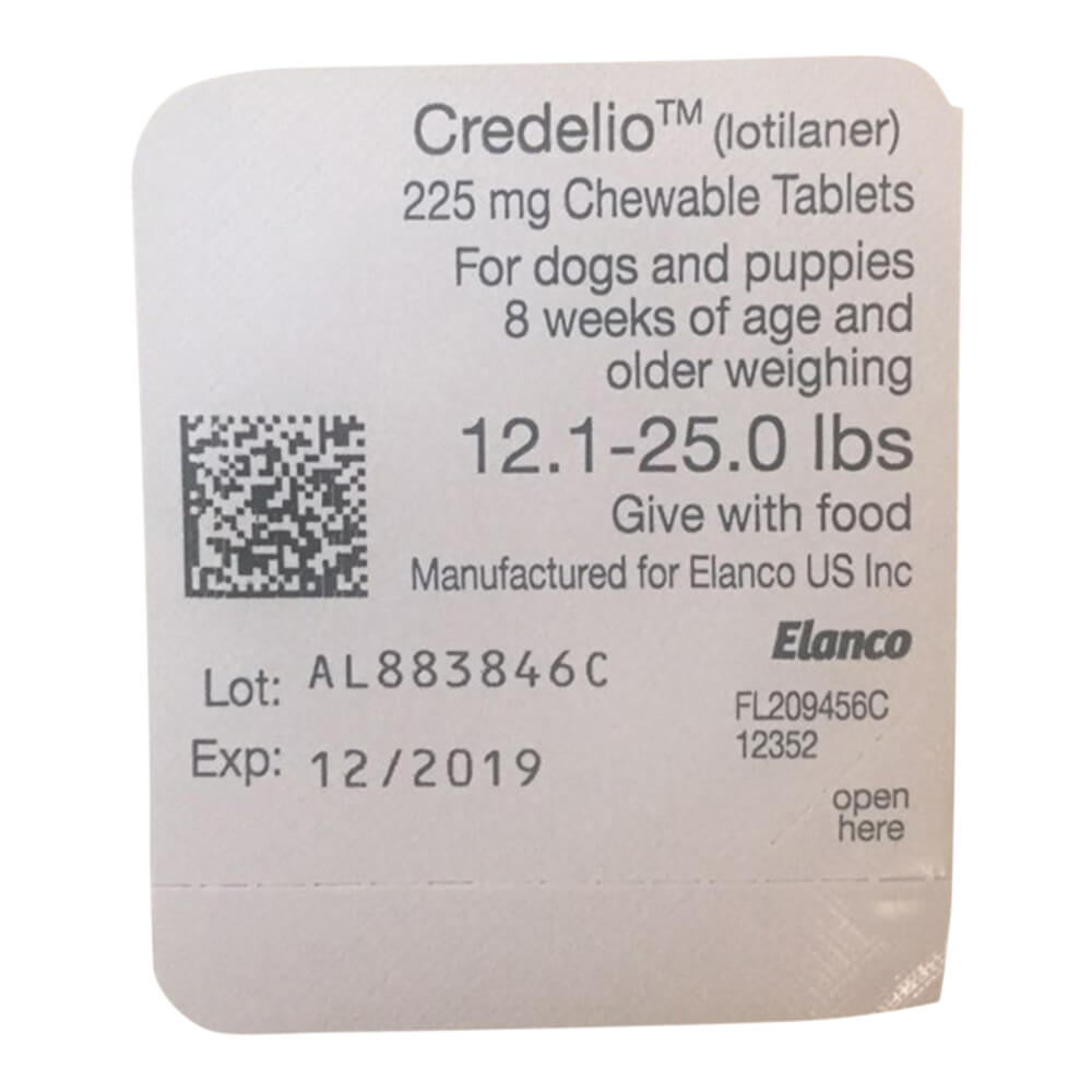 rx credelio 12.1-25 lbs (orange) x 1 tablet