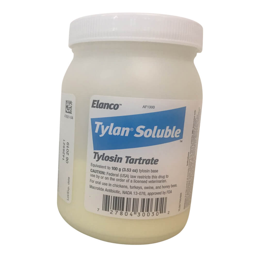 rx tylan soluble powder x 100gm bottle
