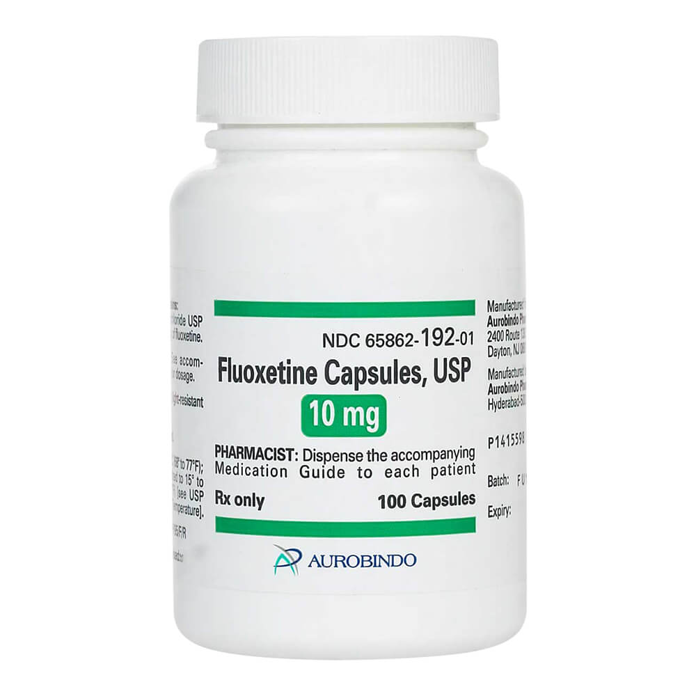rx fluoxetine 10mg, 100ct tablet