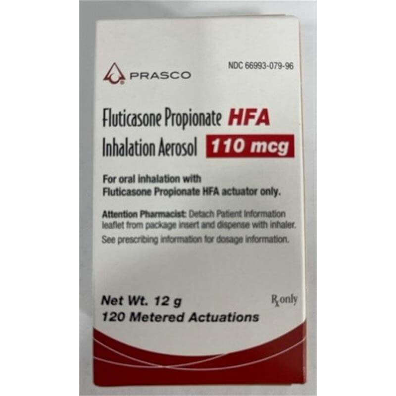 rx fluticasone inhaler 110mcg x 12gm