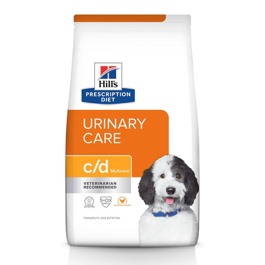 Rx Hill's Prescription Diet c/d Multicare Urinary Care Chicken Flavor Dry Dog Food, 8.5 lb bag