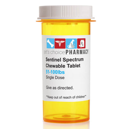 Rx Sentinel Spectrum Chews 51-100lbs x 1 tablet
