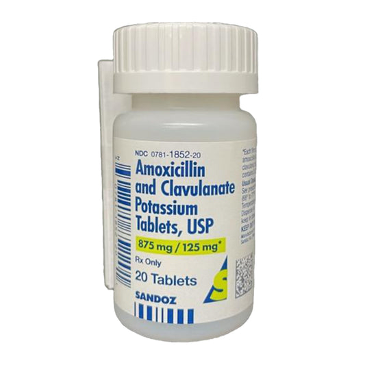 Rx Amox/Clav  875mg/125mg x20 tablets