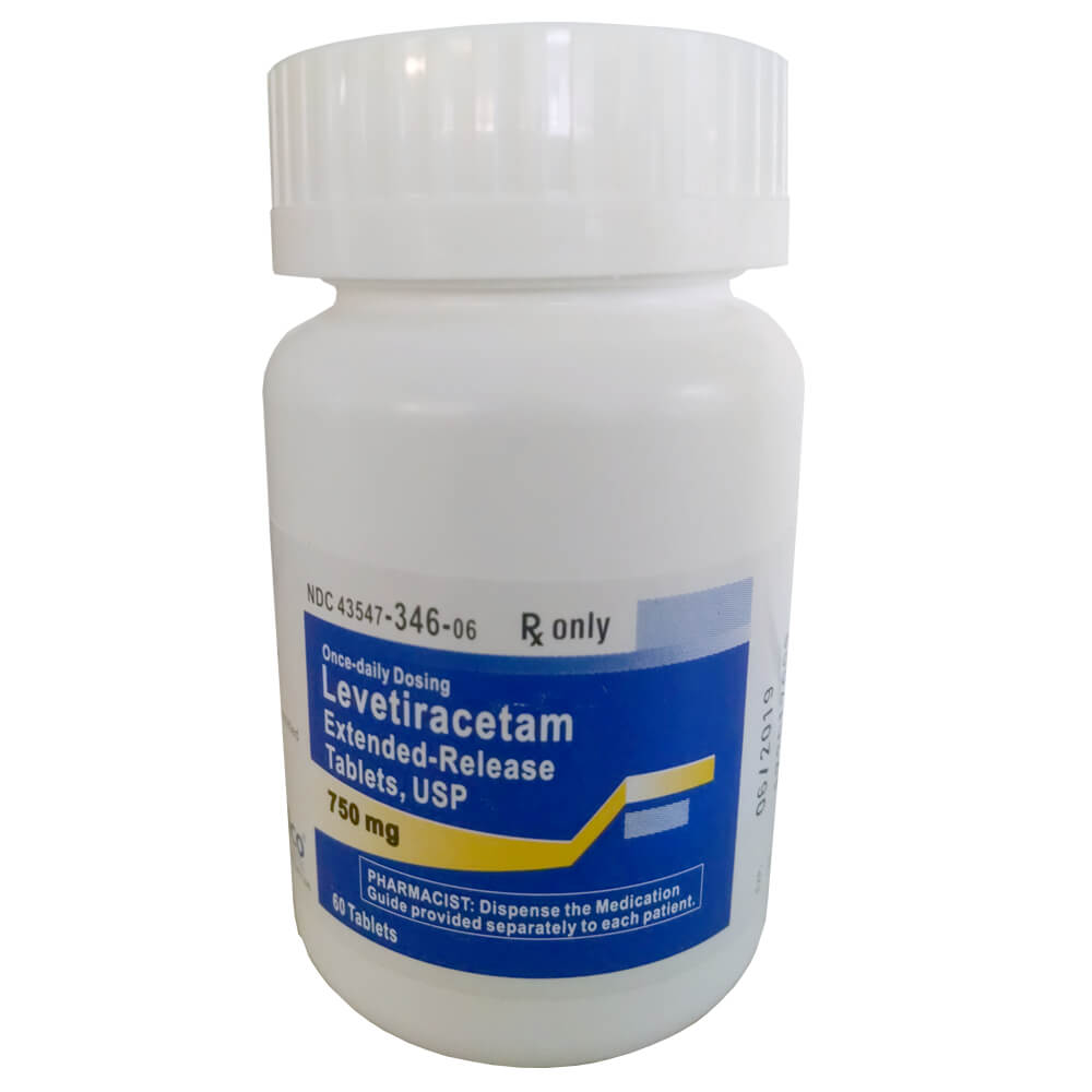 rx levetiracetam er tabs 750mg x 60 ct  (keppra)
