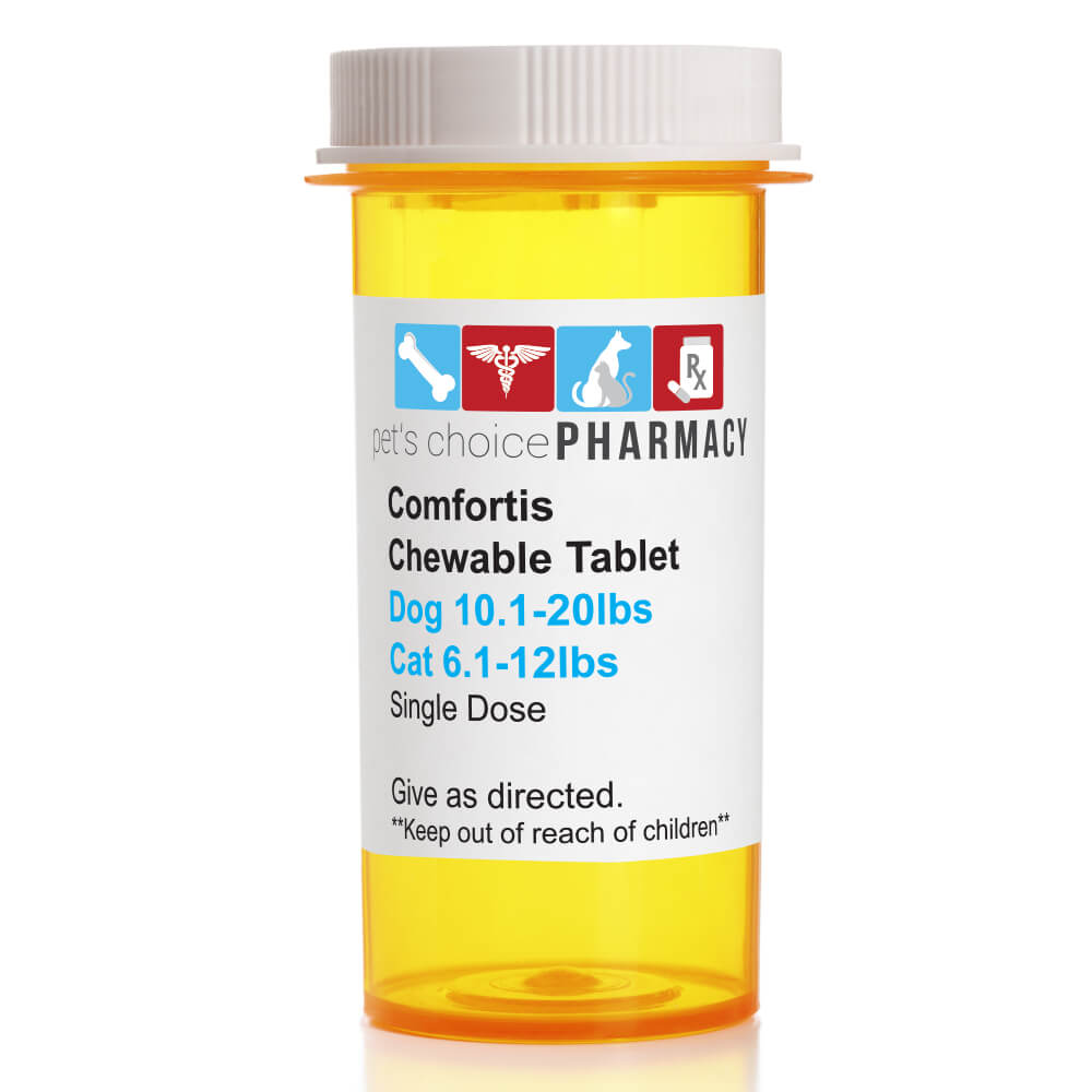 rx comfortis 10.1-20 lb dogs/6.1-12 lb cats x 1 tablet