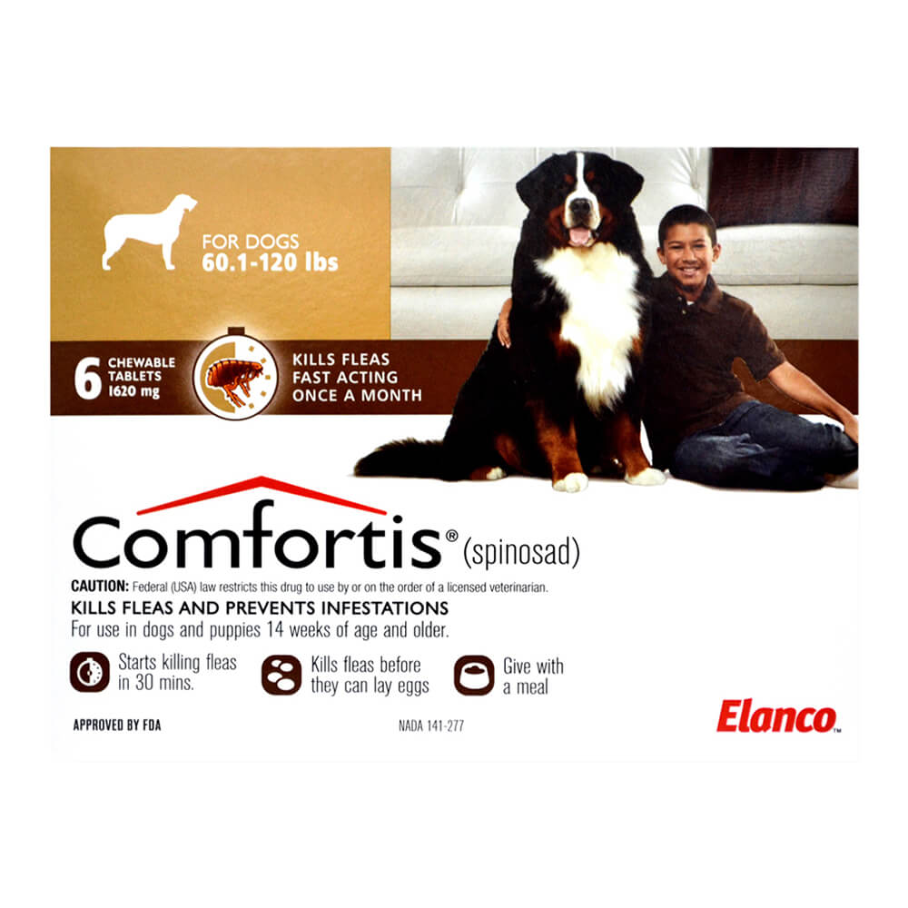 rx comfortis 60.1-120 lb dogs x 6 tablets