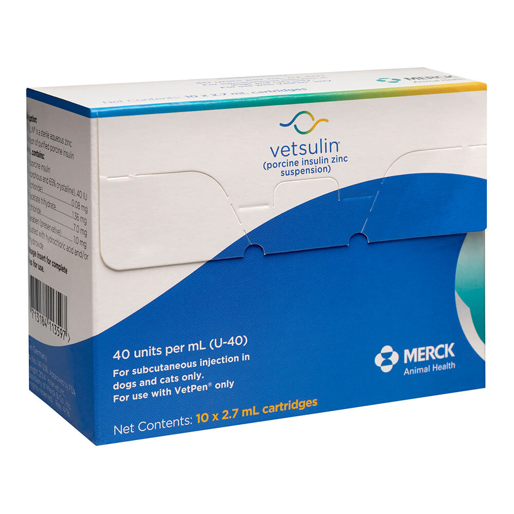 rx vetsulin 40u/ml 2.7ml, 10pk