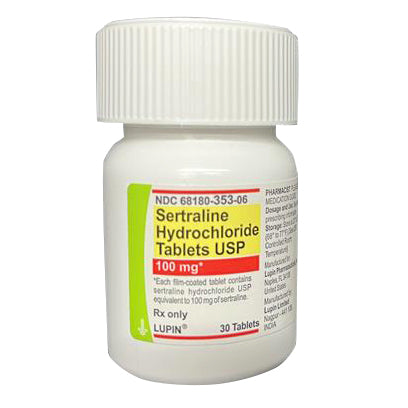 Rx Sertraline Tablet 100mg, 30ct