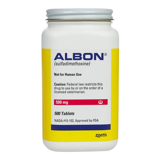 Rx Albon 500 mg x 500 Tablets
