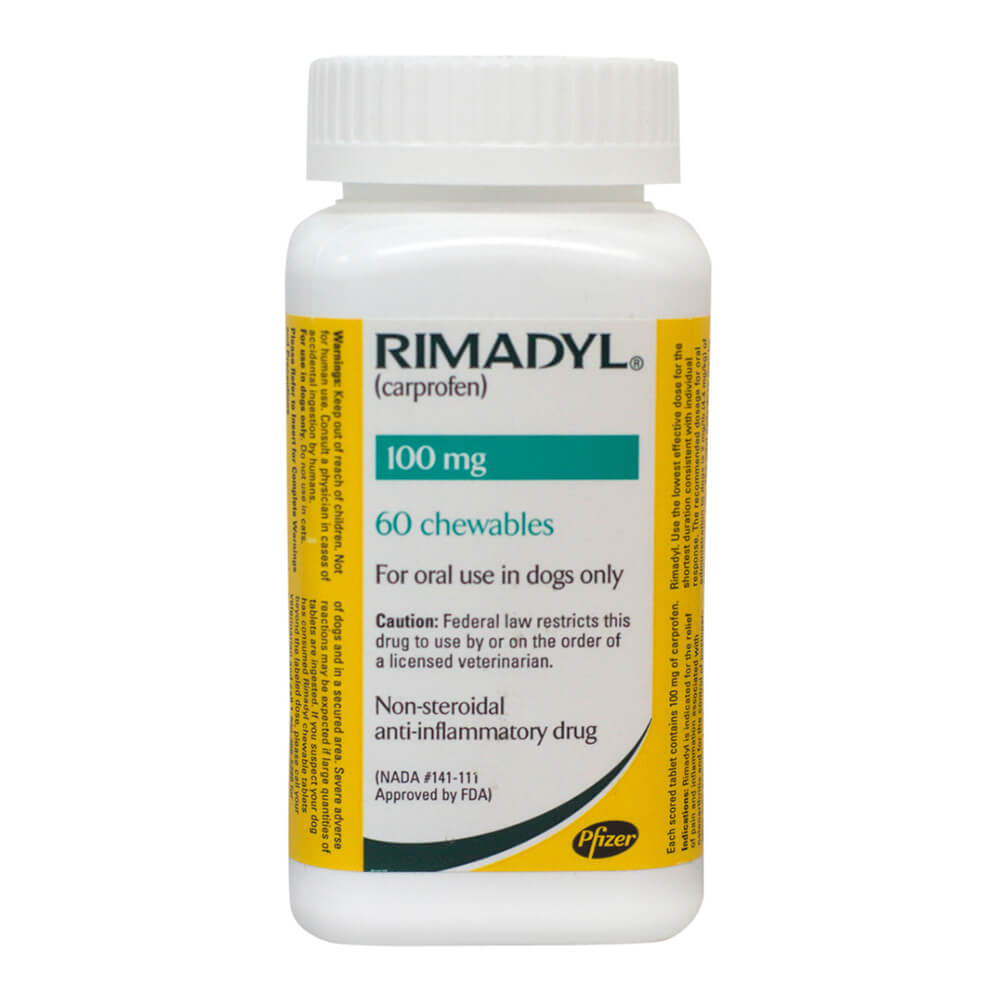 rx rimadyl 100mg x 60 chewable tablets