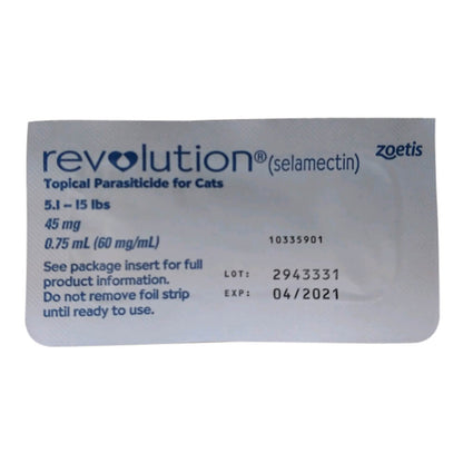 Rx Revolution feline 5.1-15lbs x 1 month