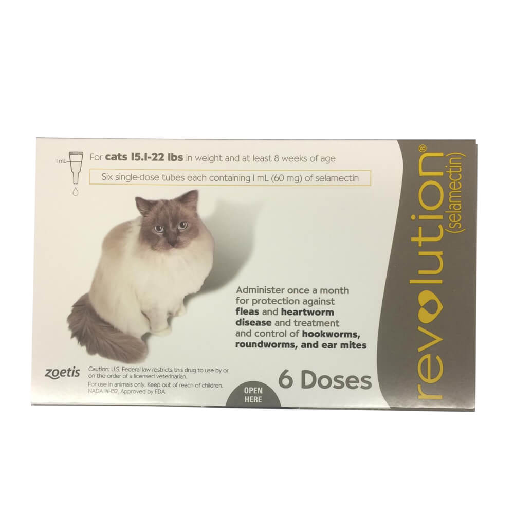 rx revolution feline 15.1-22lbs x 6 months